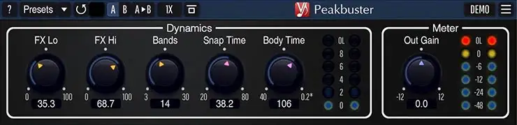 Voxengo Peakbuster v1.0 [WiN-OSX] preview