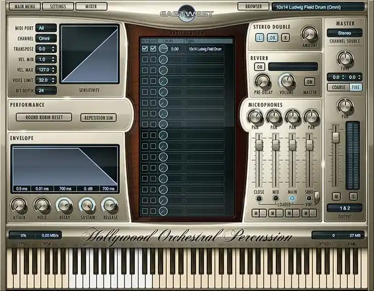 EastWest Hollywood Orchestral Percussion Diamond [WiN] preview
