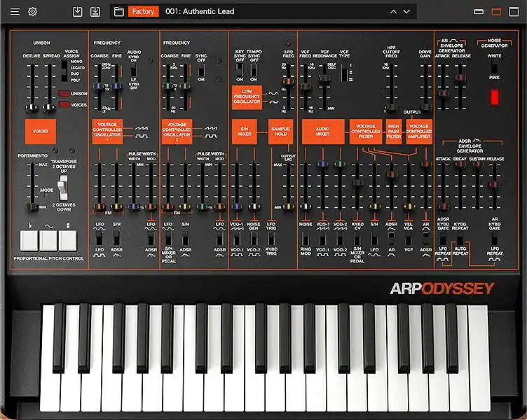 KORG ARP Odyssey v1.3.0 [OSX] preview