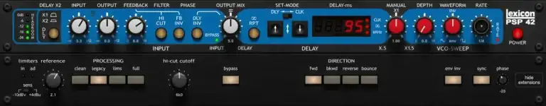 PSPaudioware Lexicon PSP42 v2.1.1 [WiN] preview