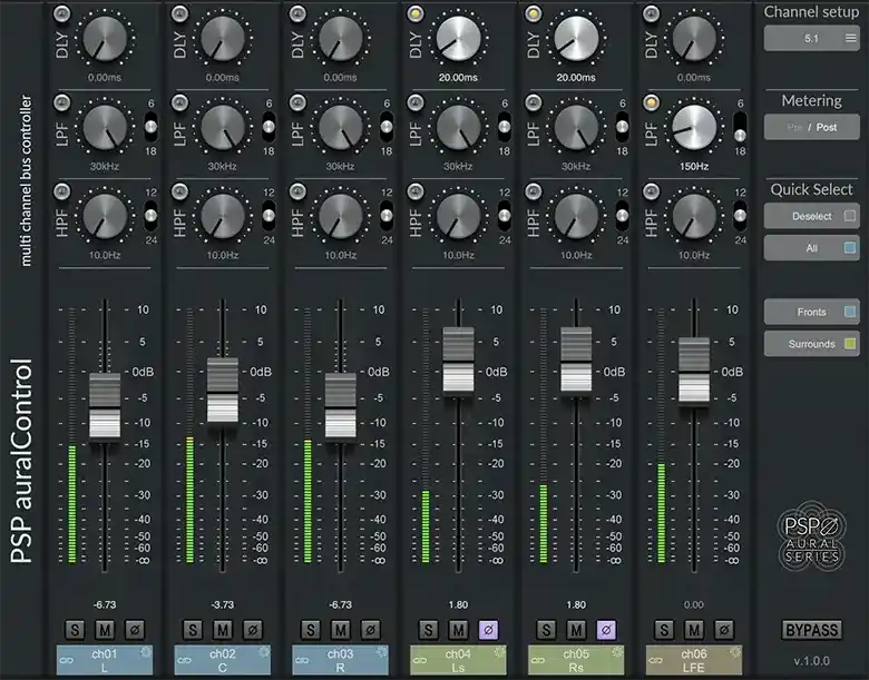 PSPaudioware PSP auralControl v1.3.0 [WiN] preview