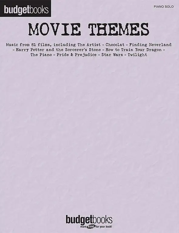 Movie Themes: Budget Books (Piano Solo) preview