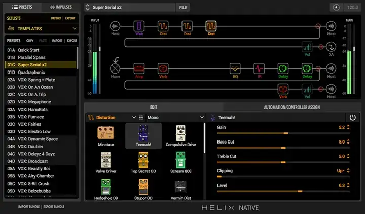 Line 6 Helix Native v3.80 [WiN] preview