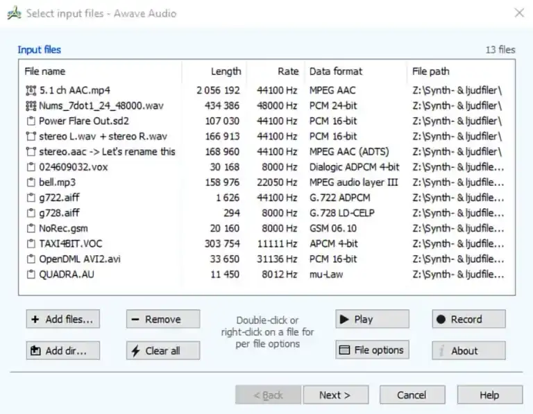 FMJ-Software Awave Audio [WiN] preview