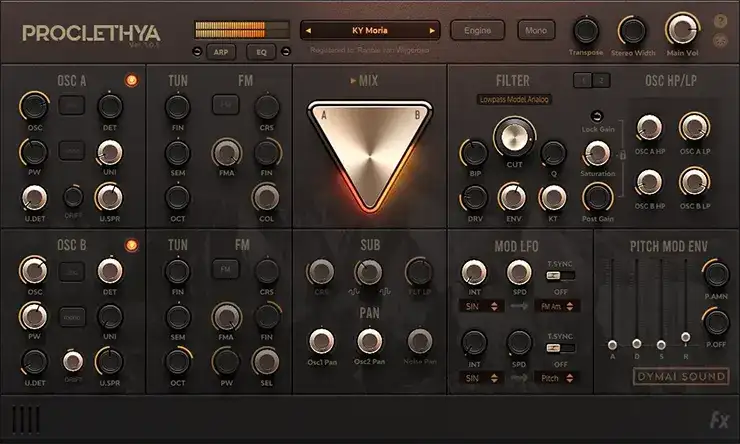 Dymai Sound Proclethya v1.0.8 [WiN-OSX] preview