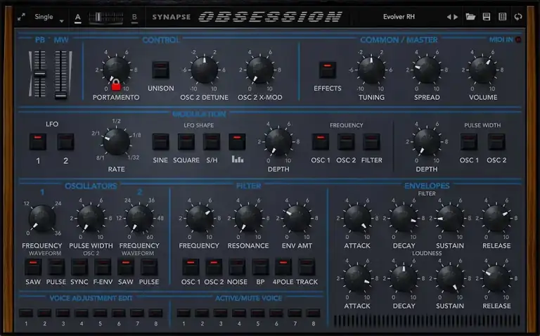 Synapse Audio Obsession v1.2 [WiN] preview