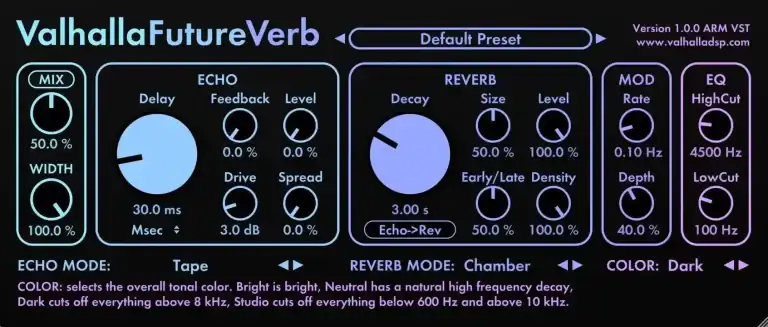 Valhalla DSP Valhalla FutureVerb [WiN] preview