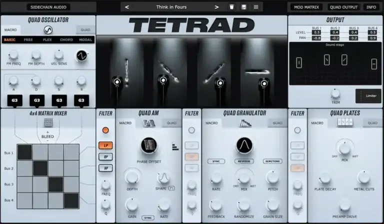 Physical Audio Tetrad [WiN-MAC] preview