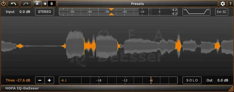HOFA IQ-Series DeEsser [WiN] preview