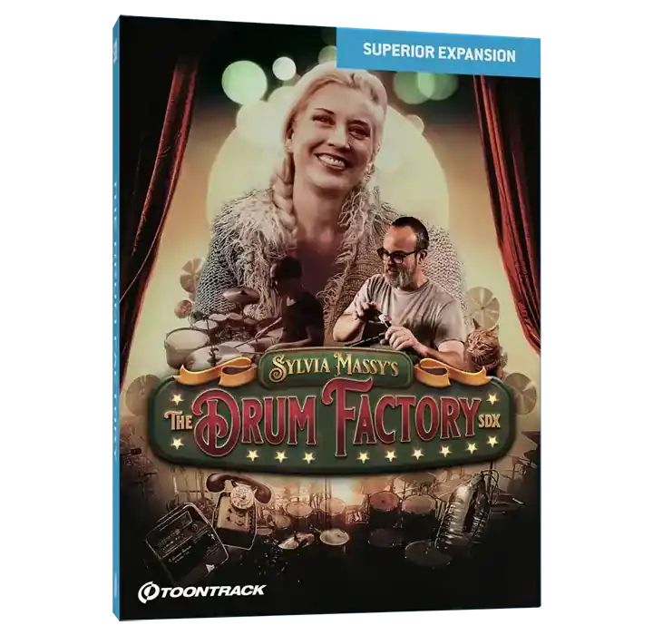 Toontrack The Drum Factory SDX [SDX Sound Expansion] preview