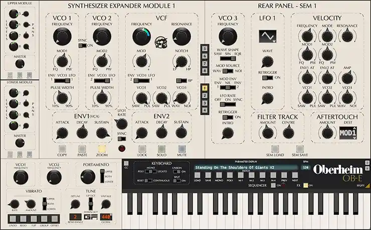 GForce Oberheim OB-E v2.6.0 [WiN-MAC] preview