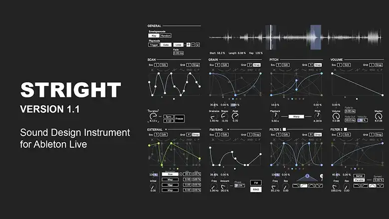 STRIGHT V1.1 – Sound Design Instrument [Max for Live] preview
