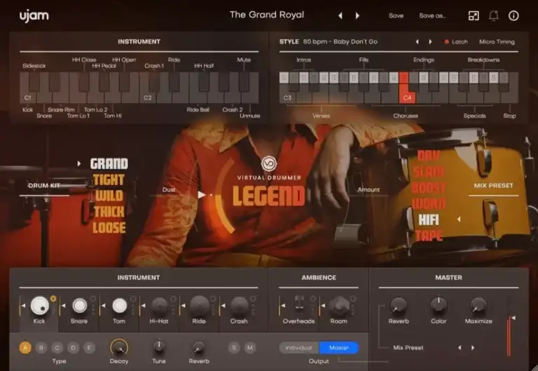 UJAM Virtual Drummer LEGEND [WiN] preview