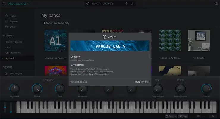 Arturia Analog Lab V v5.3.0 [OSX] preview