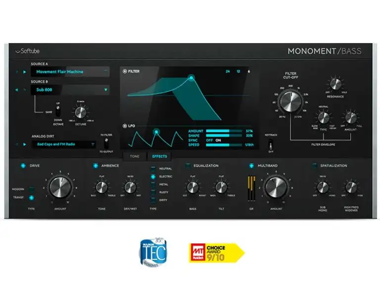 Softube Monoment Bass v2.5.9 [WiN] preview