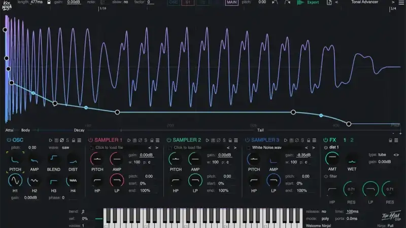 The Him DSP Kick Ninja v1.3.0 [WiN] preview