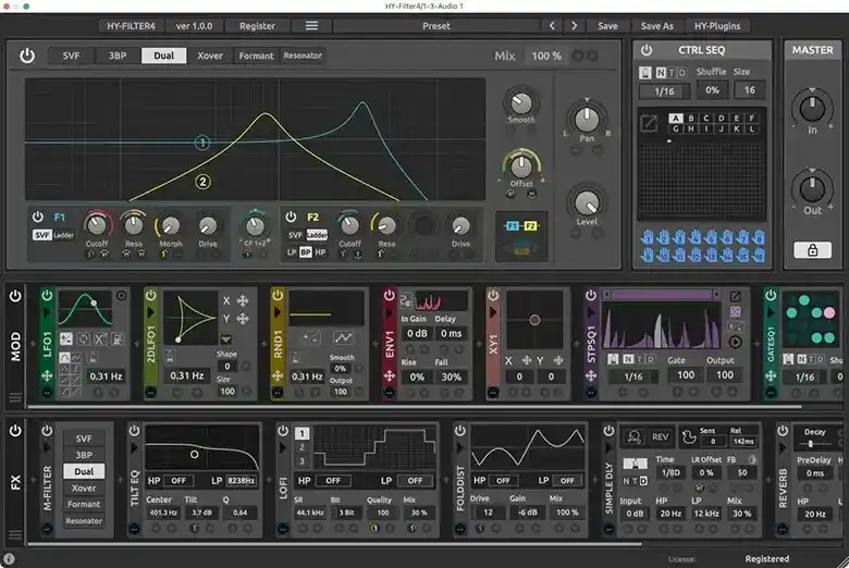 HY-Plugins HY-Filter4 [WiN-OSX-LiN] preview