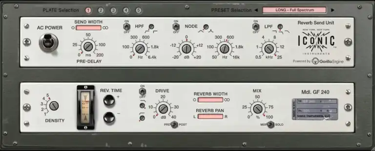 Iconic Instruments GF240 Gold Foil Plate Reverb [WiN] preview