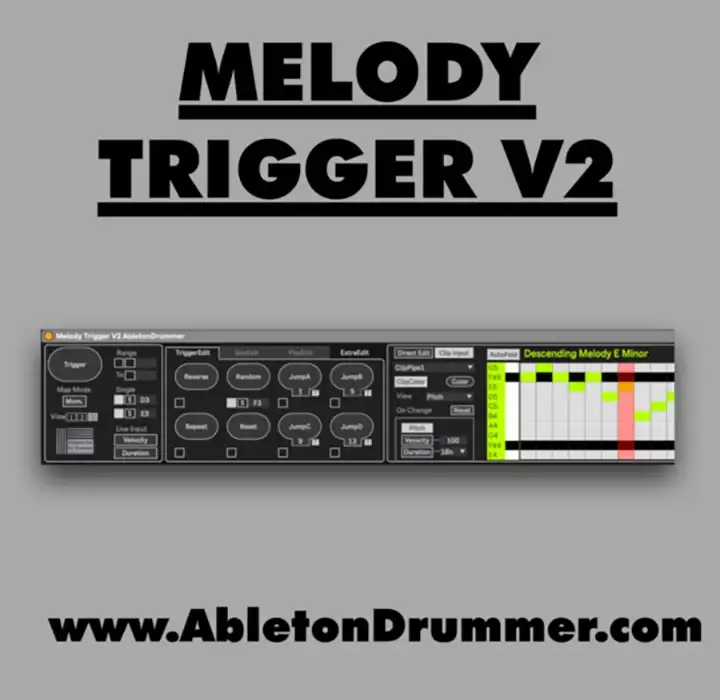 Melody Trigger V2 [Max for Live] preview