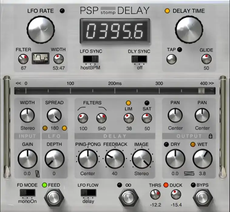 PSPaudioware PSP stompDelay [WiN] preview
