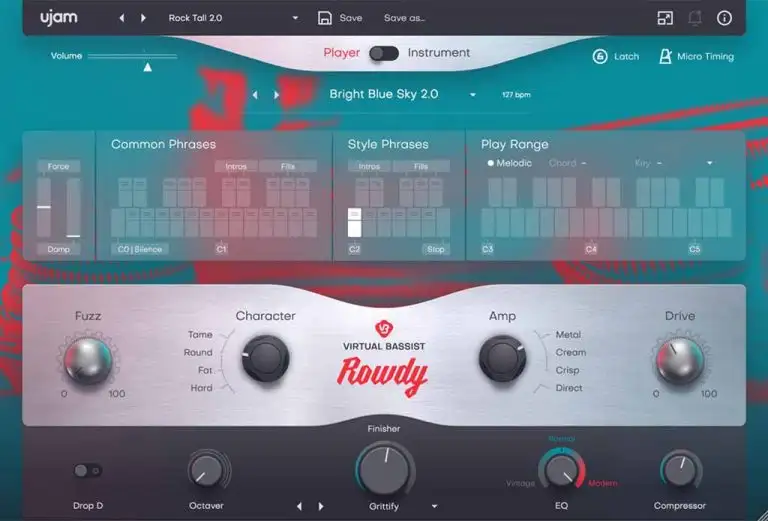 UJAM Virtual Bassist ROWDY 2 [WiN] preview