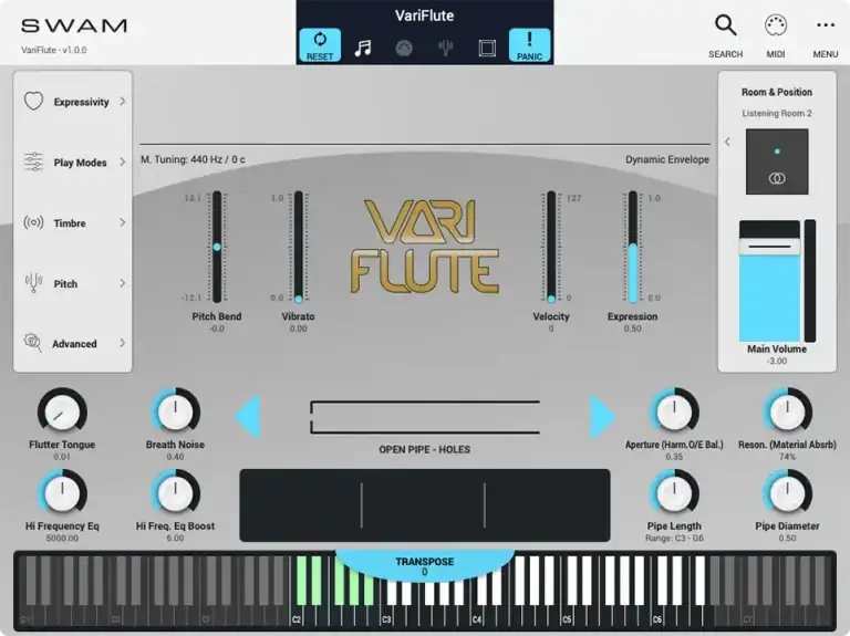 Audio Modeling SWAM VariFlute v1.2.1 [WiN] preview