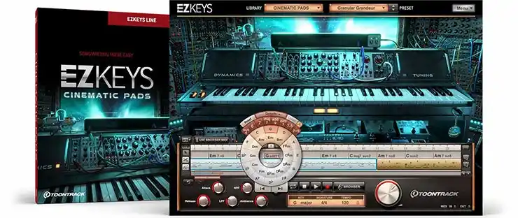 Toontrack EZkeys Cinematic Pads v1.3.0 [WiN] preview