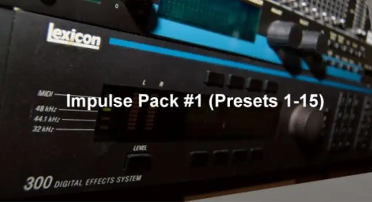 Signaltonoize Lexicon M300 Impulse Set [WAV] preview