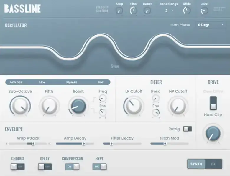 AIR Music Technology Bassline v1.2 [WiN] preview