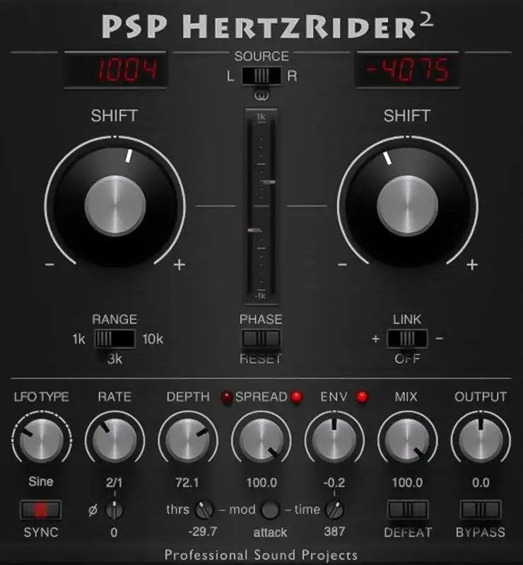 PSPaudioware PSP HertzRider2 v2.0.2 [WiN] preview