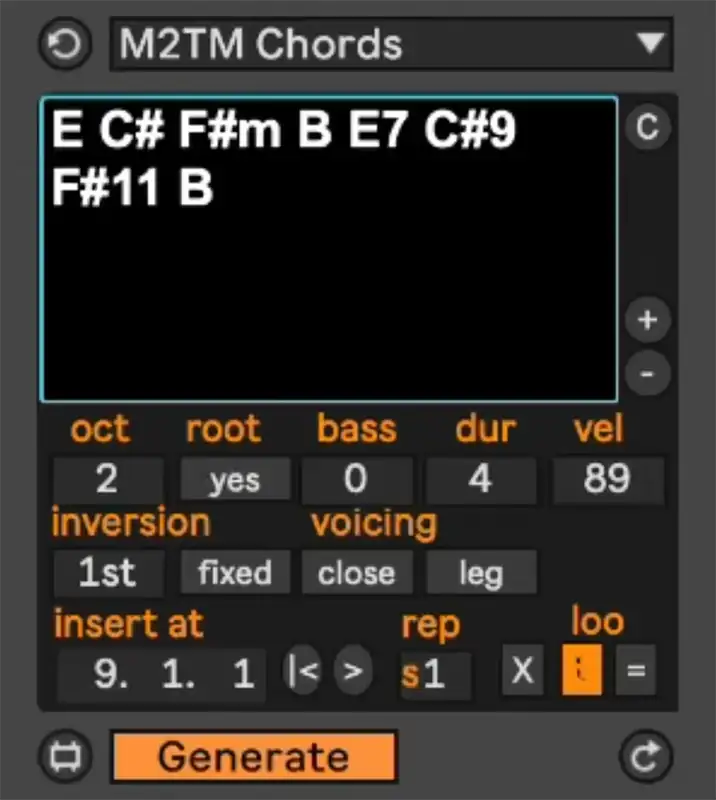 midi-2-the-max M2TM Chords [Max for Live] preview