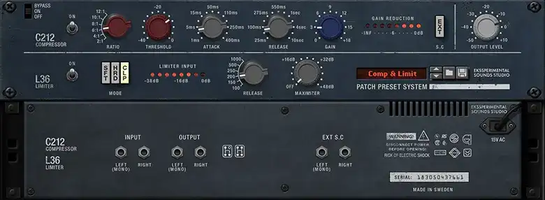 Reason RE C212 Compressor & L36 Limiter [WiN] preview