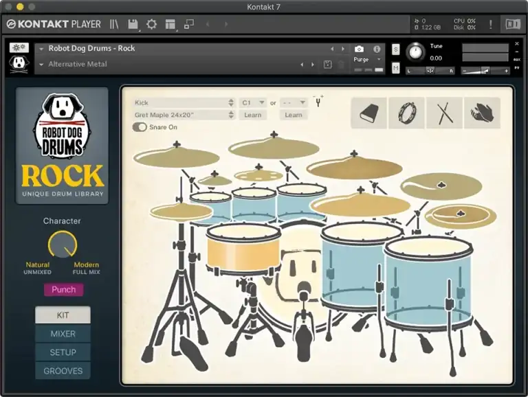 Robot Dog Drums Rock [KONTAKT] preview