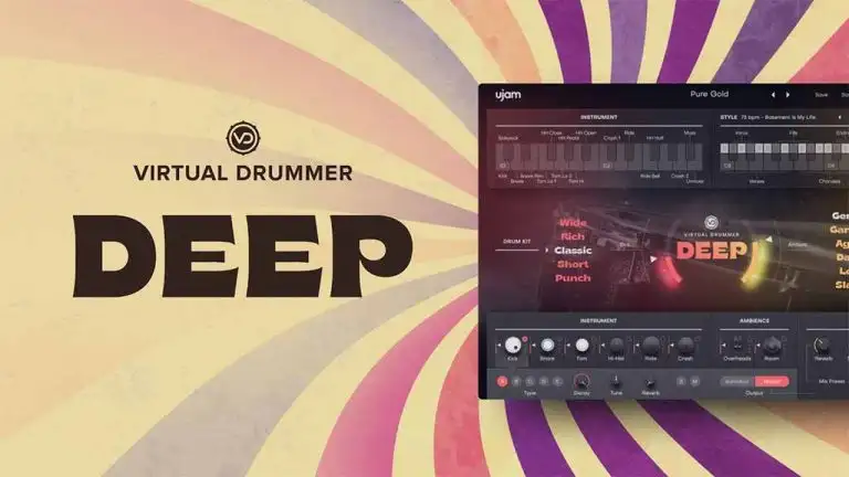 UJAM Virtual Drummer DEEP v2.1.1 [WiN] preview