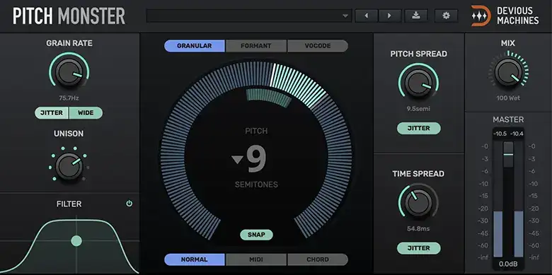 Devious Machines Pitch Monster [OSX] preview