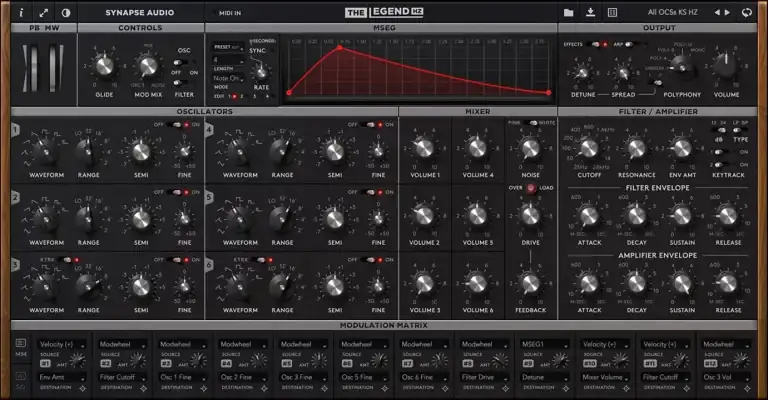 Synapse Audio The Legend HZ [WiN-MAC] preview