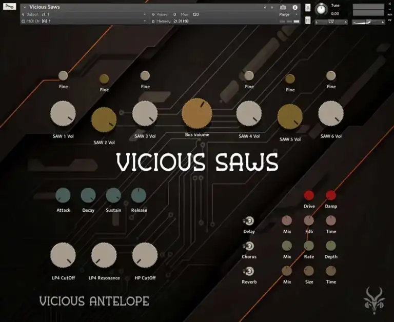 Vicious Antelope Vicious Saws [KONTAKT] preview