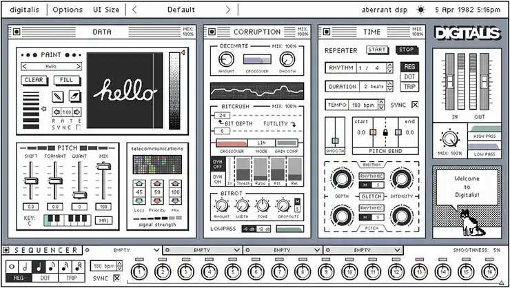 Aberrant DSP Digitalis v1.1 [WiN-OSX] preview
