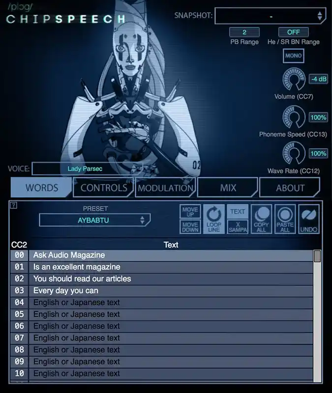 Plogue Chipspeech [WiN] preview