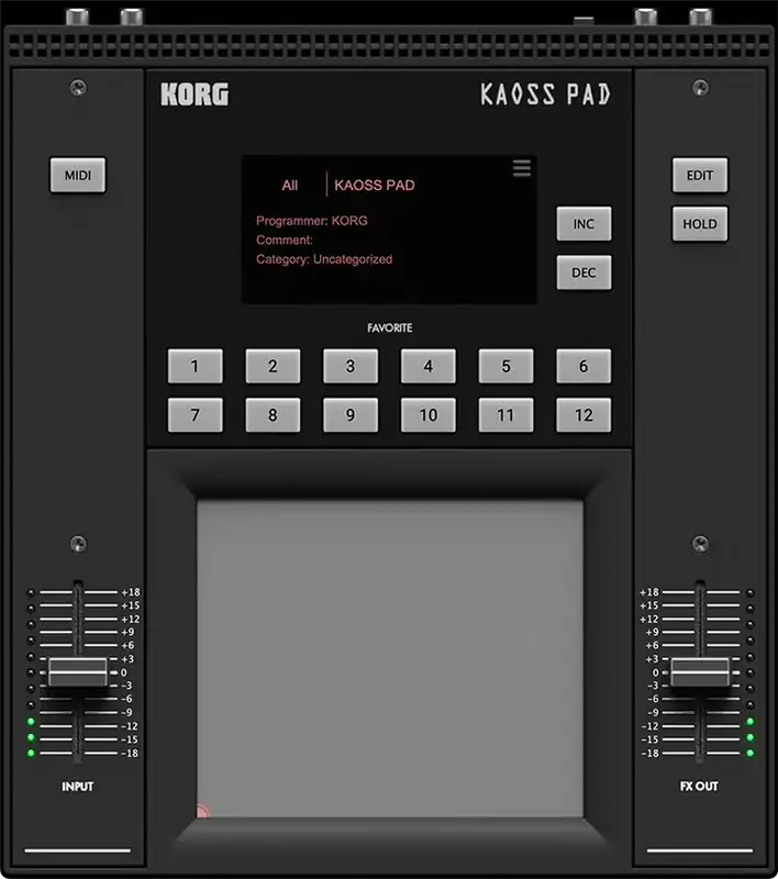 KORG KAOSS PAD v1.1.0 [MAC] preview