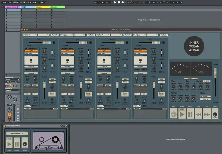 Inner Ocean 4Trak Tape Loop [Max For Live] preview