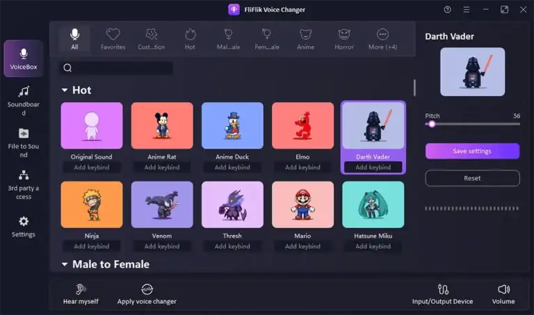 FliFlik Voice Changer [WiN] preview