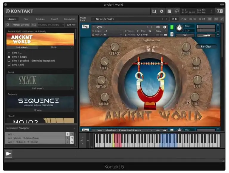 Big Fish Audio Ancient World Instruments of Antiquity (KONTAKT) preview