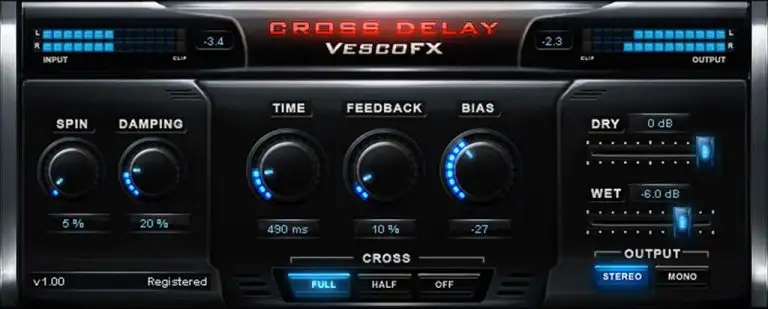 VescoFX Cross Delay v1.0 [WiN] preview