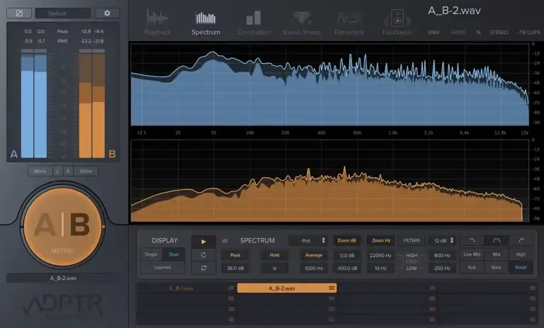 ADPTR AUDIO Metric AB v1.4 [WiN-MAC] preview