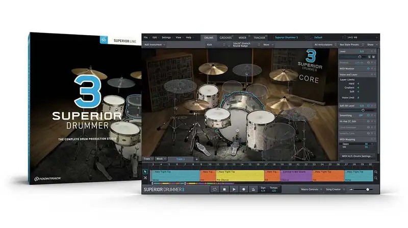 Toontrack Superior Drummer 3 Update v3.3.1 [OSX] preview