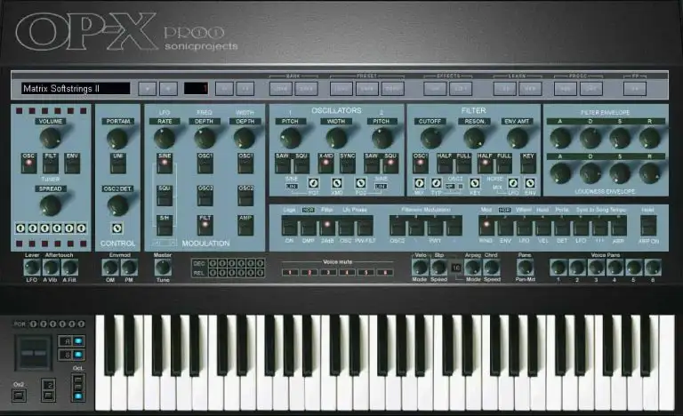 Sonic Projects OP-X PRO-II v1.2.6 [WiN-OSX] preview