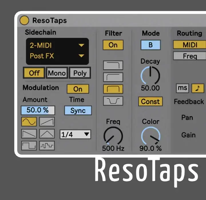 Sonic Bloom ResoTaps by Max for Cats [Max for Live] preview