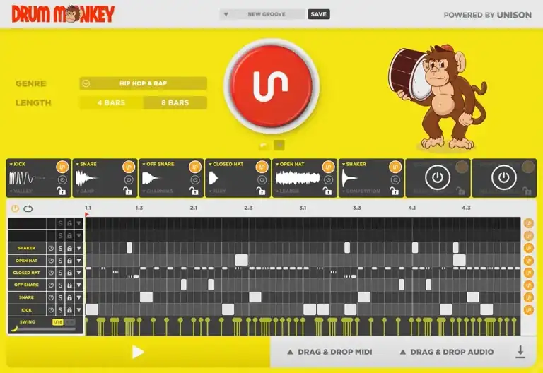 Unison Drum Monkey v1.8.22 [WiN-MAC] preview