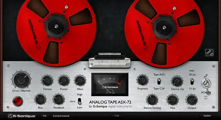 G-Sonique Analog Tape ASX-72 [WiN] preview